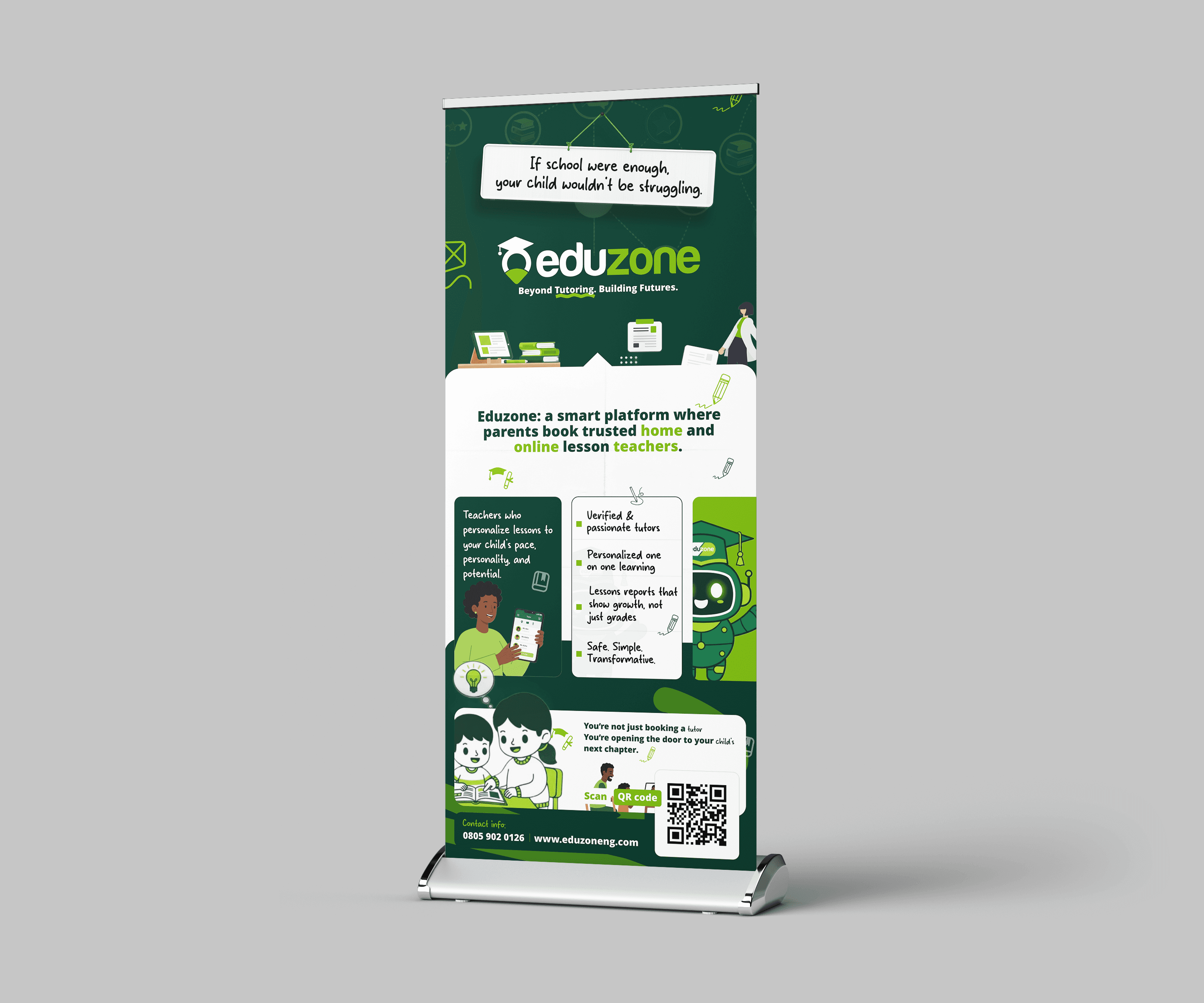 Eduzone Rollup Banner
