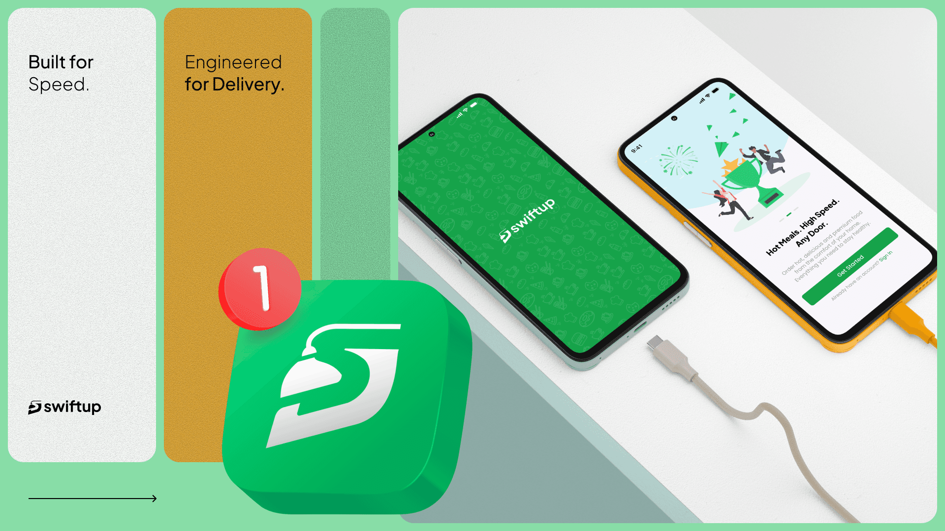 Swiftup logo presentation