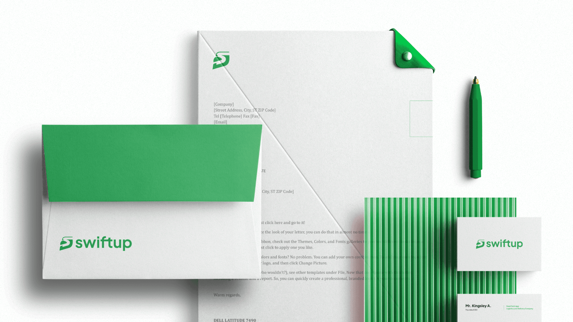 Swiftup logo presentation